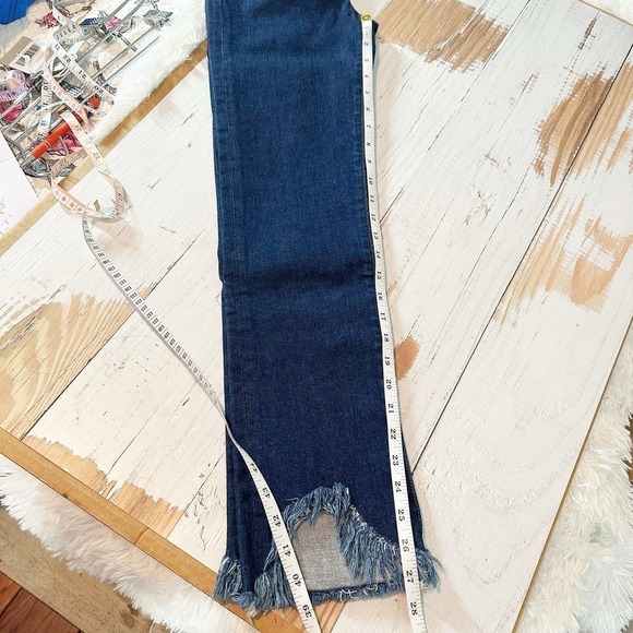 Jonathan Simkhai Standard River High Rise Straight Jean Rin Rinse Size 25 - Picture 9 of 11